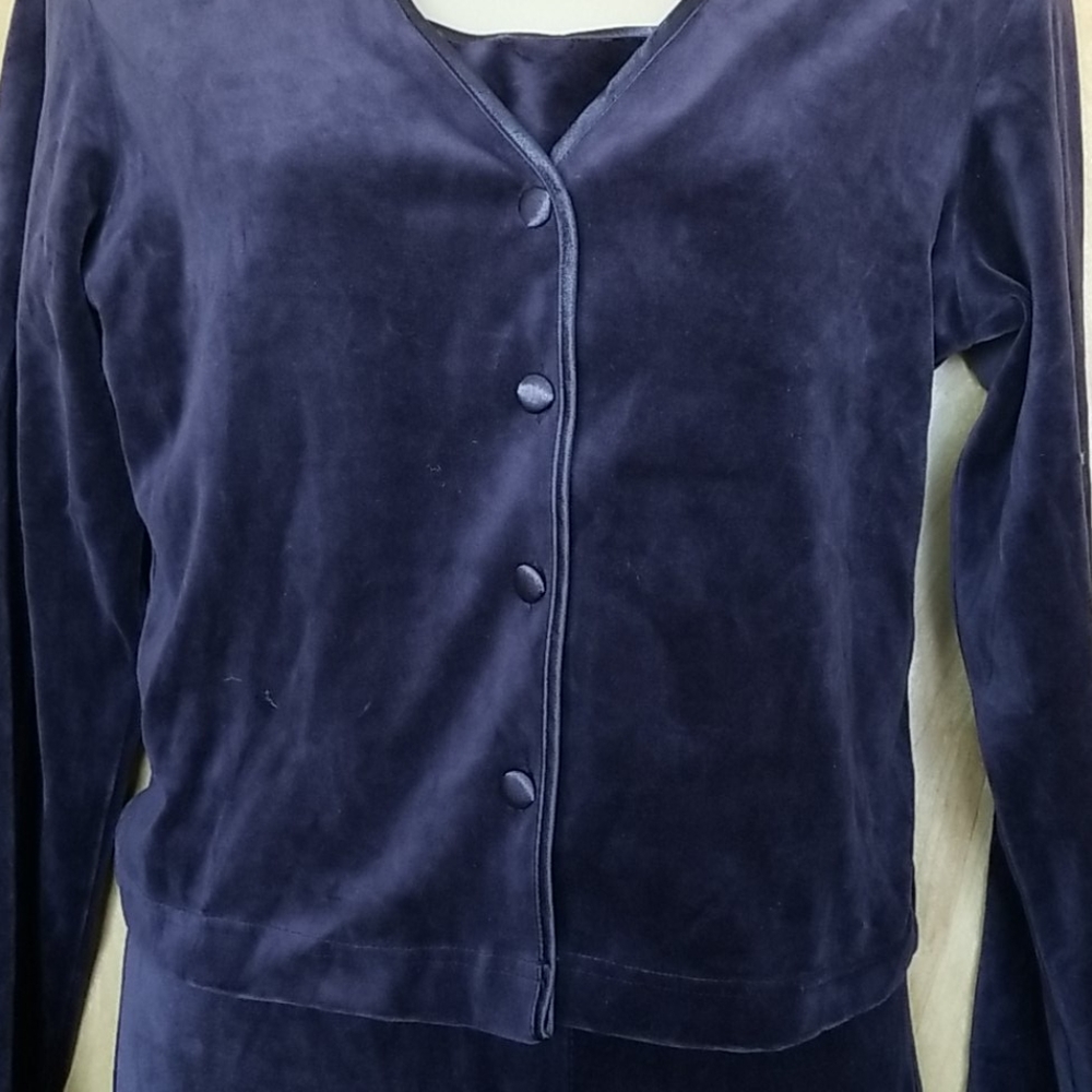 3 Piece Victoria's Secret Velour Pajama Set Small - Picture 3 of 7